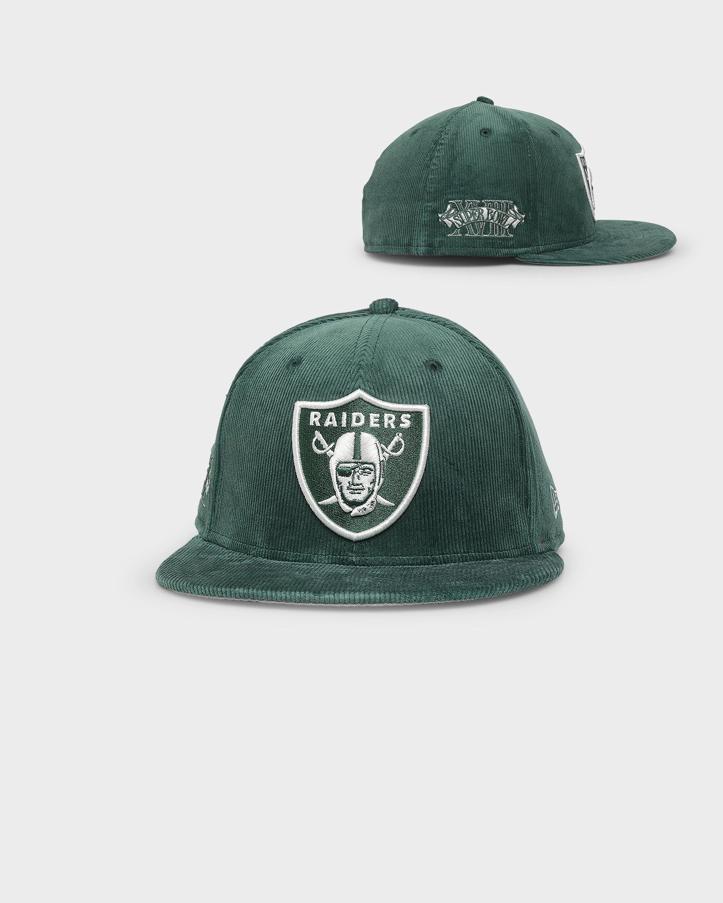 New Era Oakland Raiders 'Classic Corduroy' 59FIFTY Fitted Dark Green