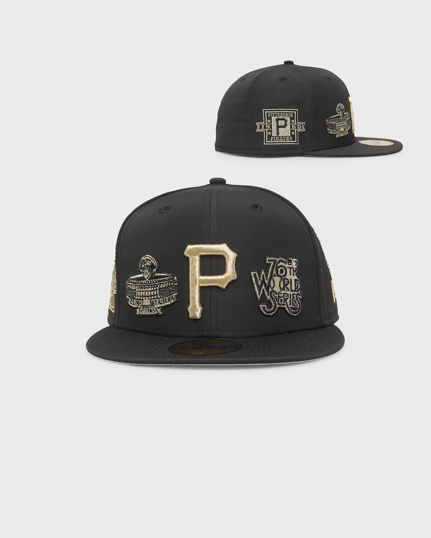 New Era Pittsburgh Pirates 'Black Gold Multi Prolight' World Series 59FIFTY Fitted Black/Gold