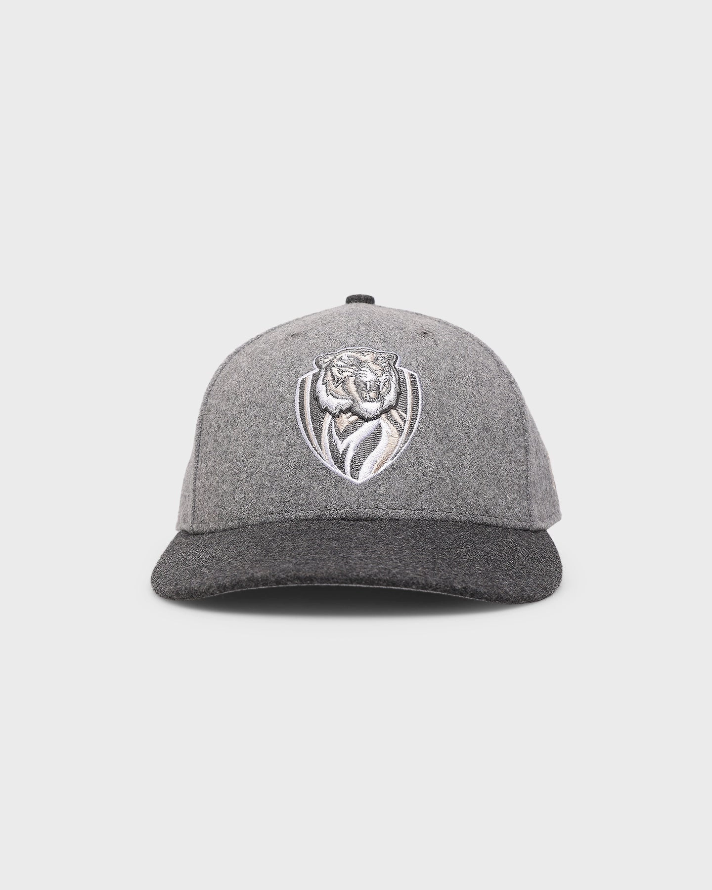 New Era Richmond Tigers 'Melton Wool Cap' AFL '22 59FIFTY Low Profile Fitted Dark Grey