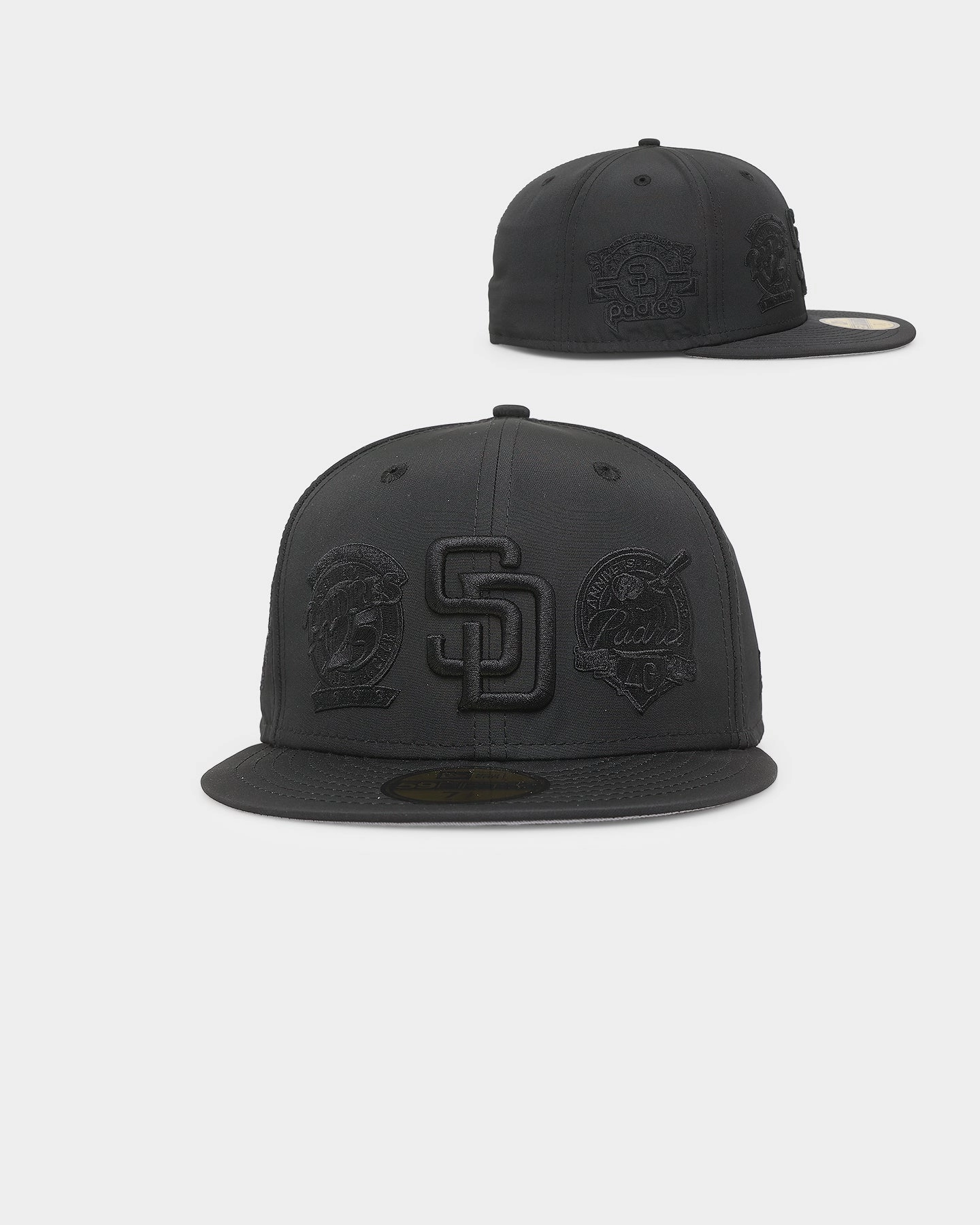 New Era San Diego Padres 'Triple Black Multi Logo Prolight' World Series 59FIFTY Fitted Black/Black