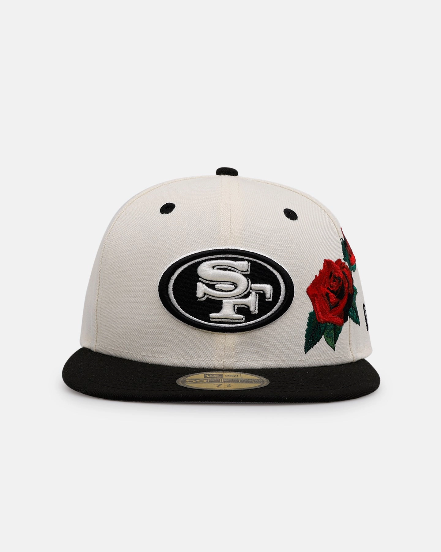 New Era San Francisco 49ers 'Chrome Black Roses' 59FIFTY Fitted Chrome/Black