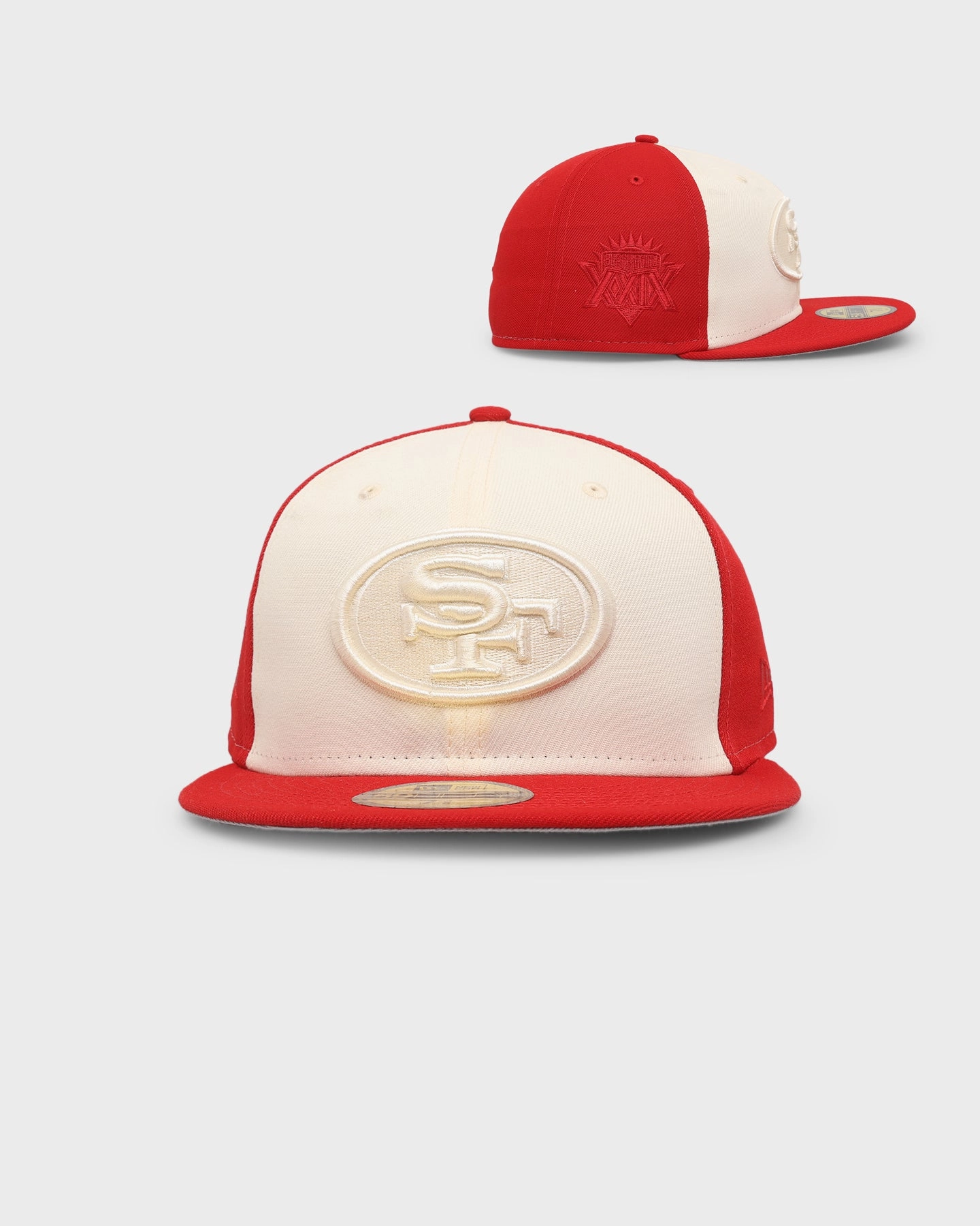 New Era San Francisco 49ers 'Tonal Two-Tone' 59FIFTY Fitted Light Beige