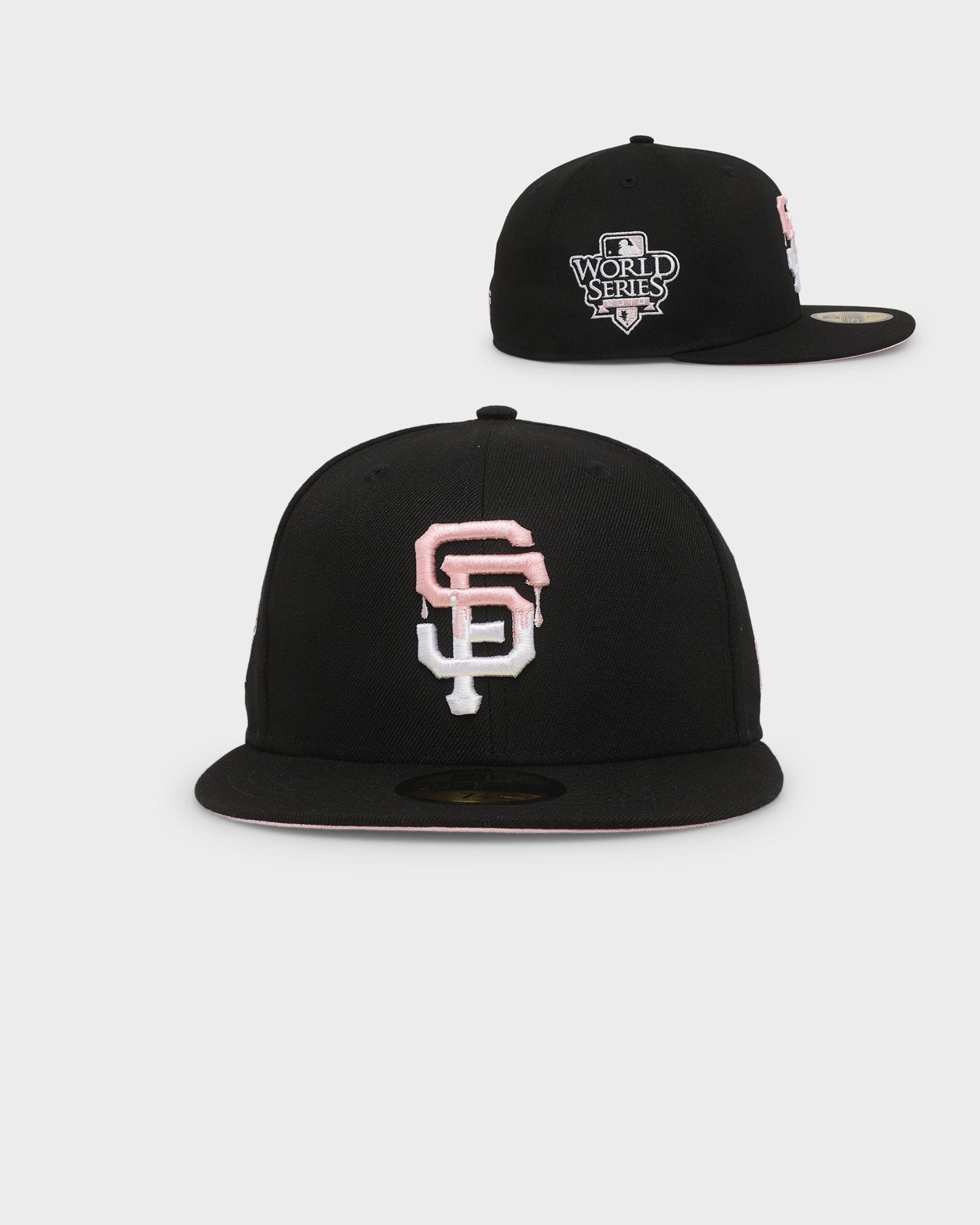 New Era San Francisco Giants 'Pink Drip' 59FIFTY Fitted Black