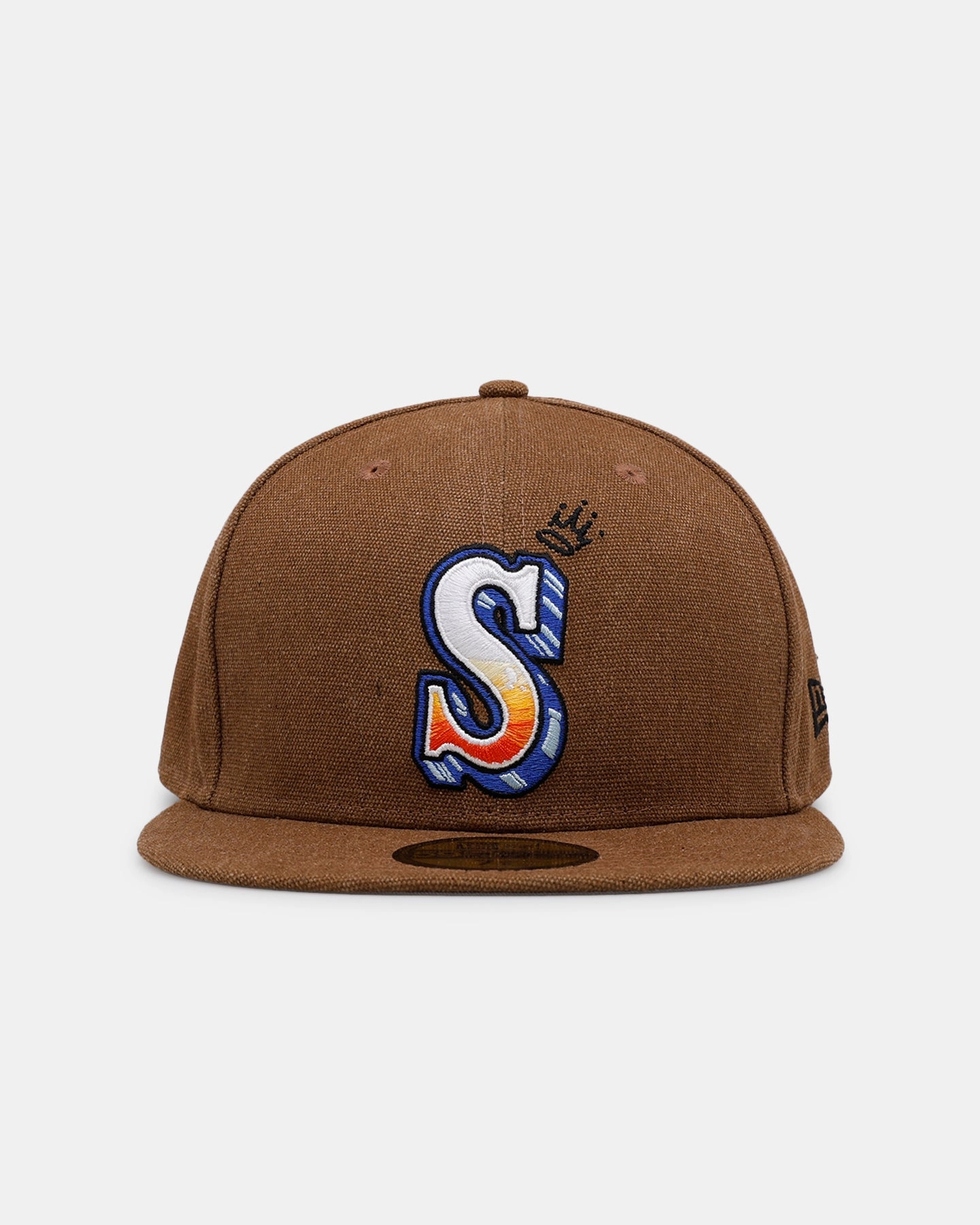 New Era Seattle Mariners 'Scribble' 59FIFTY Fitted Brown