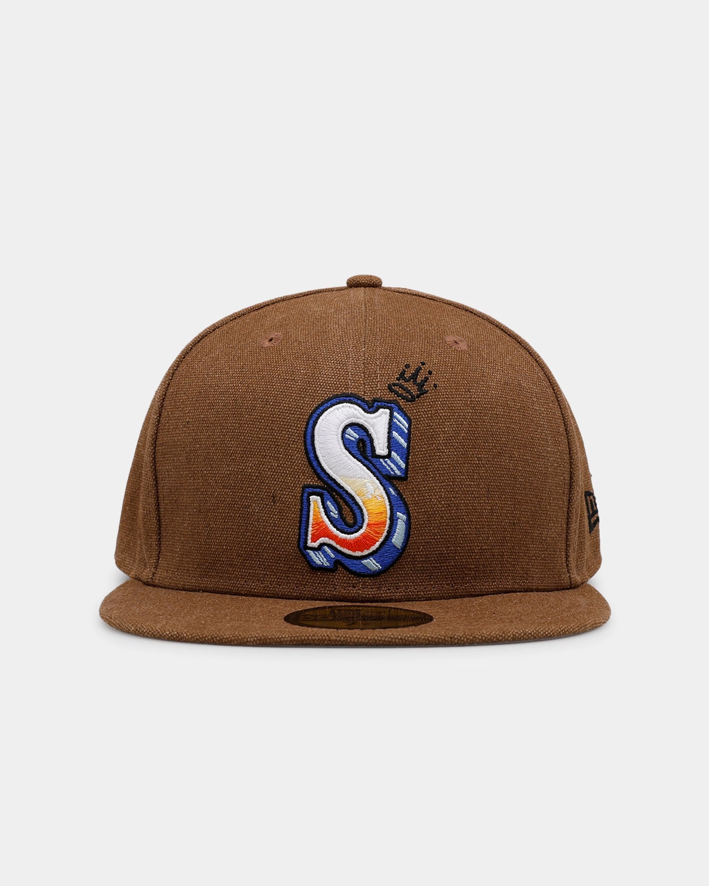 New Era Seattle Mariners 'Scribble' 59FIFTY Fitted Brown