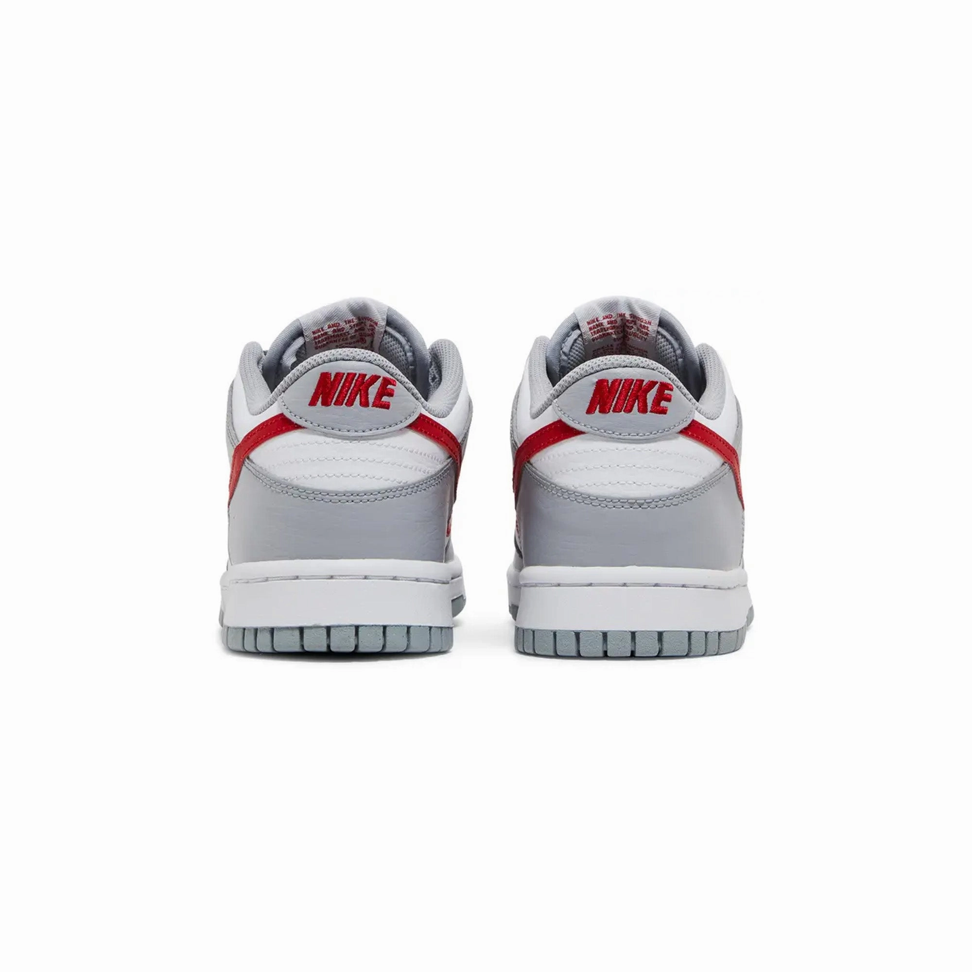 Nike Dunk Low 'White Grey Red' GS (2022)