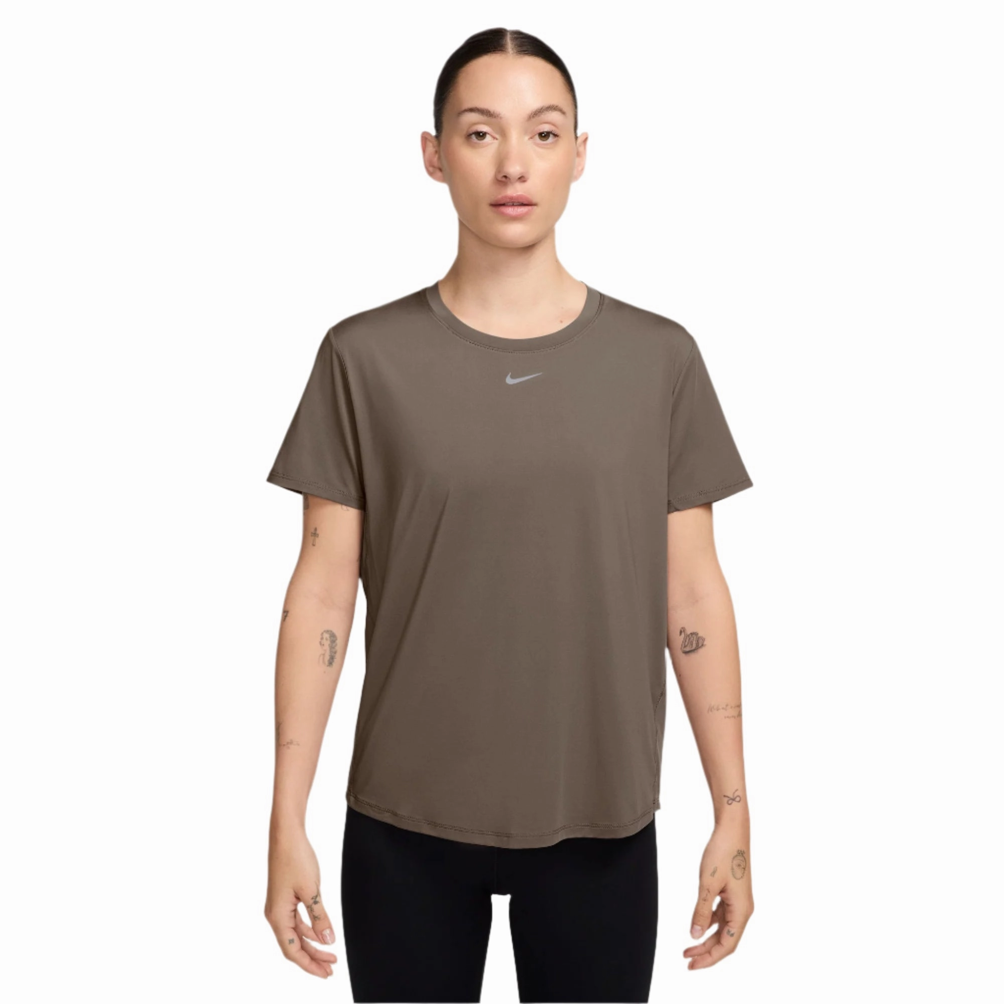 Nike One Classic Womens Dri-Fit Short Sleeve Top Vintage-inspired Attention to detail