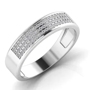 Nnamdi Pave Natural Diamond Band in 18K Gold