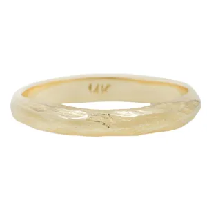 Noemi Carved Stacking Ring