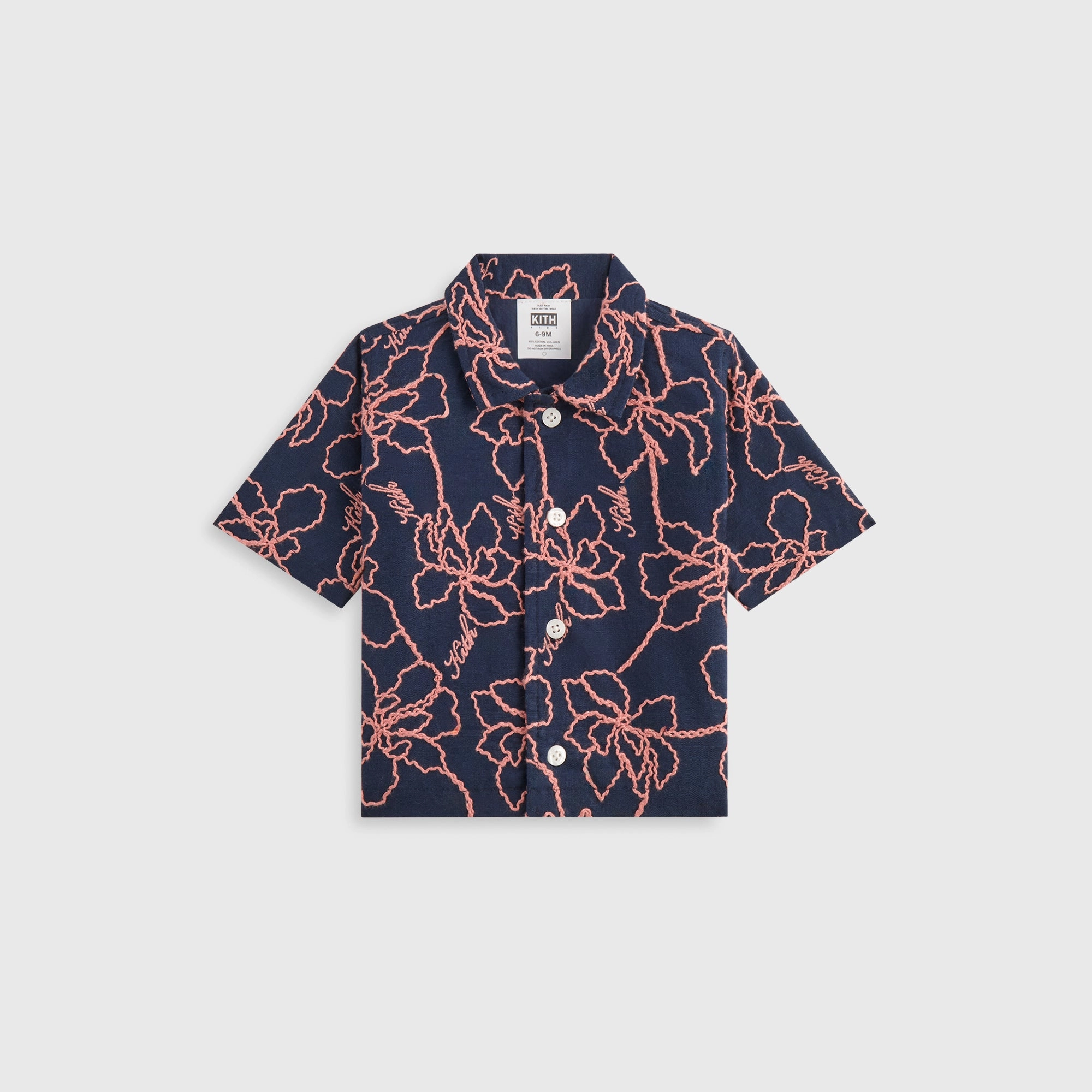 Kith Baby Iris Bennet Camp Shirt - Nocturnal Green Eternal