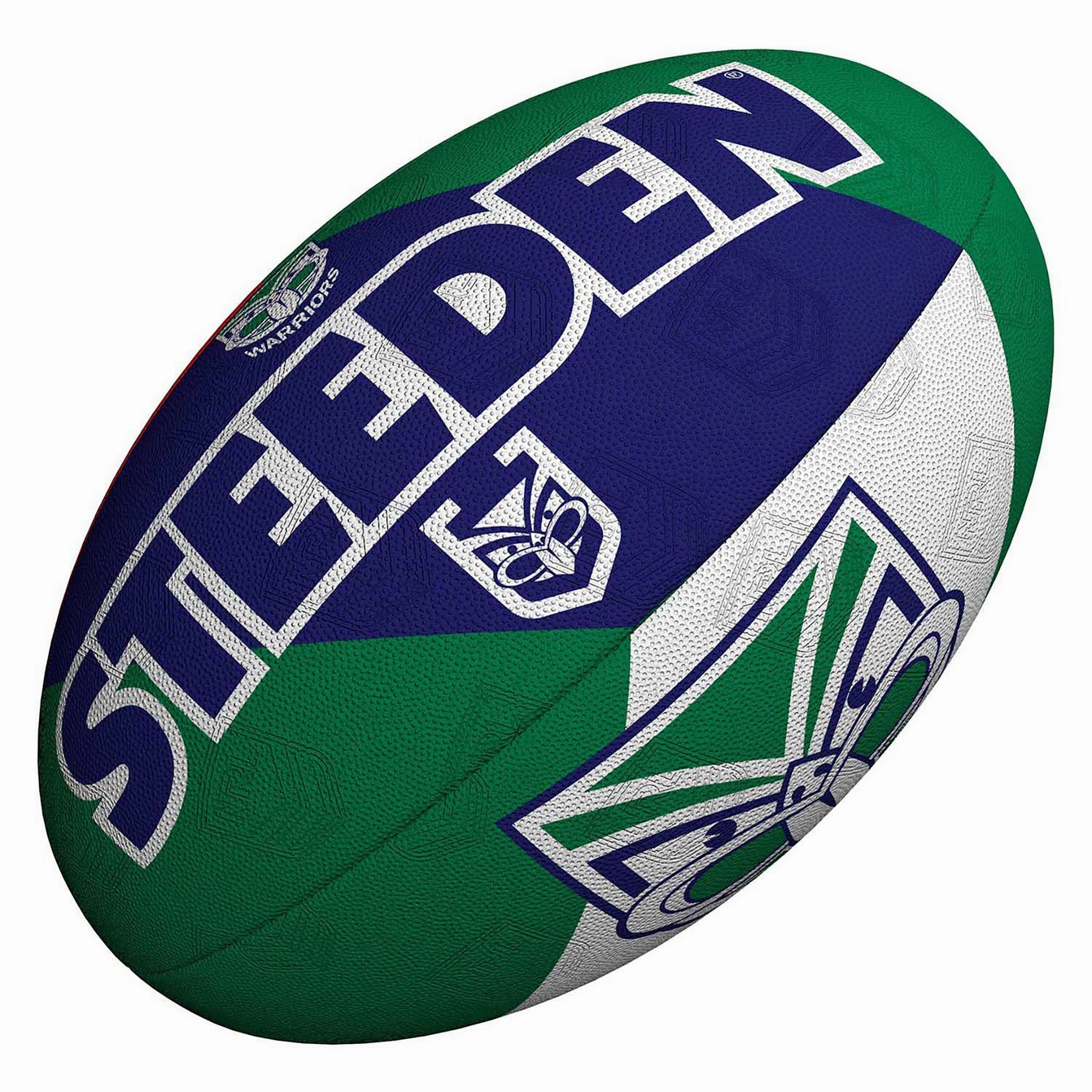 NRL New Zealand Warriors Supporter Rugby Ball (11 Inch) Urban style Machine washable