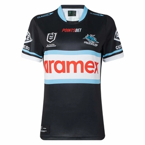 On-point Women's NRL Cronulla-Sutherland Sharks 2023 Away Jersey Durable