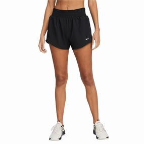 One Women's Dri-Fit Mid-Rise 3 Inch Brief-Lined Shorts Tailored Retro