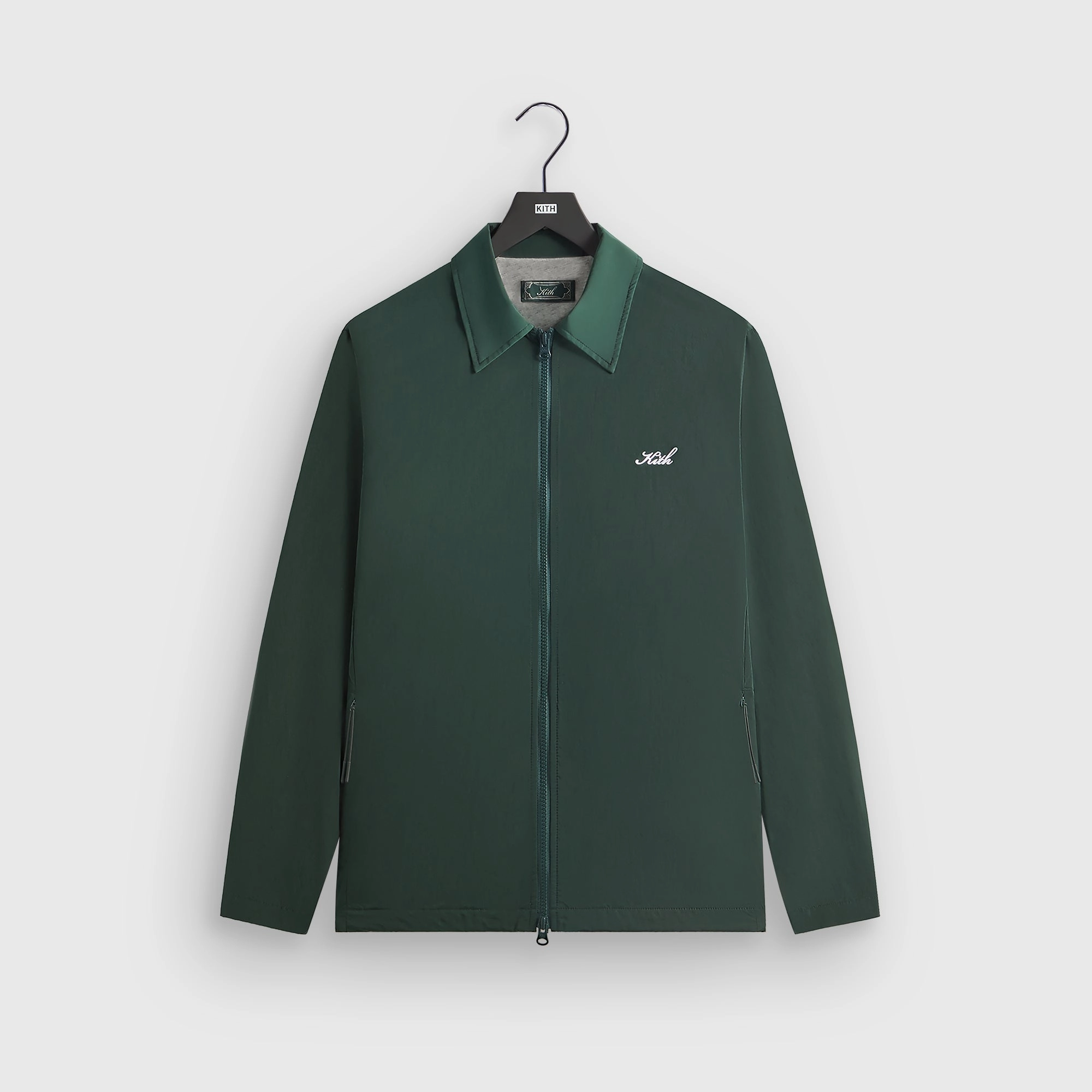 Renowned Kith Wrinkle Nylon Jonas Coaches Jacket - Stadium Snazzy