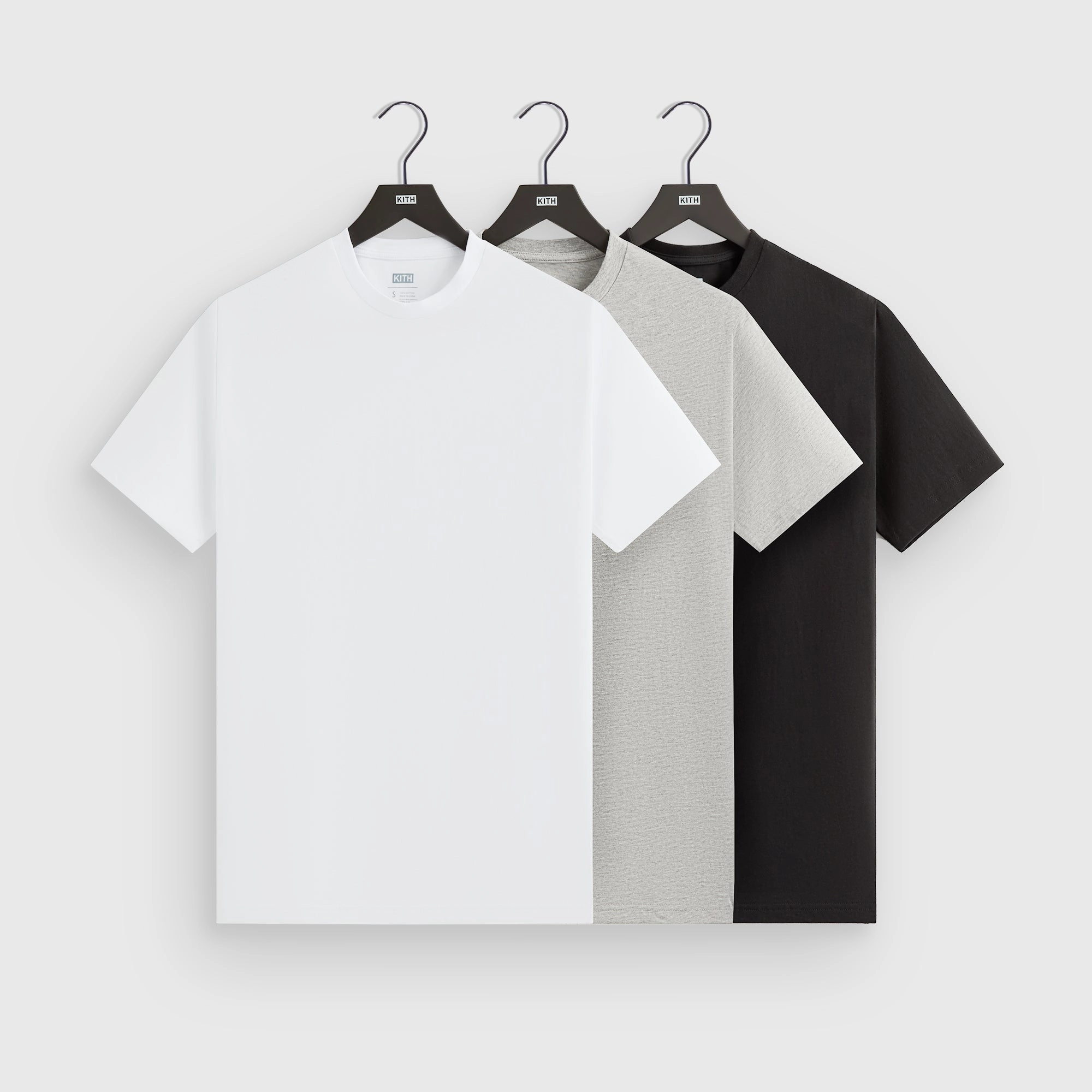 Lively Kith 3-Pack Undershirt - White / Heather Grey / Black Principal