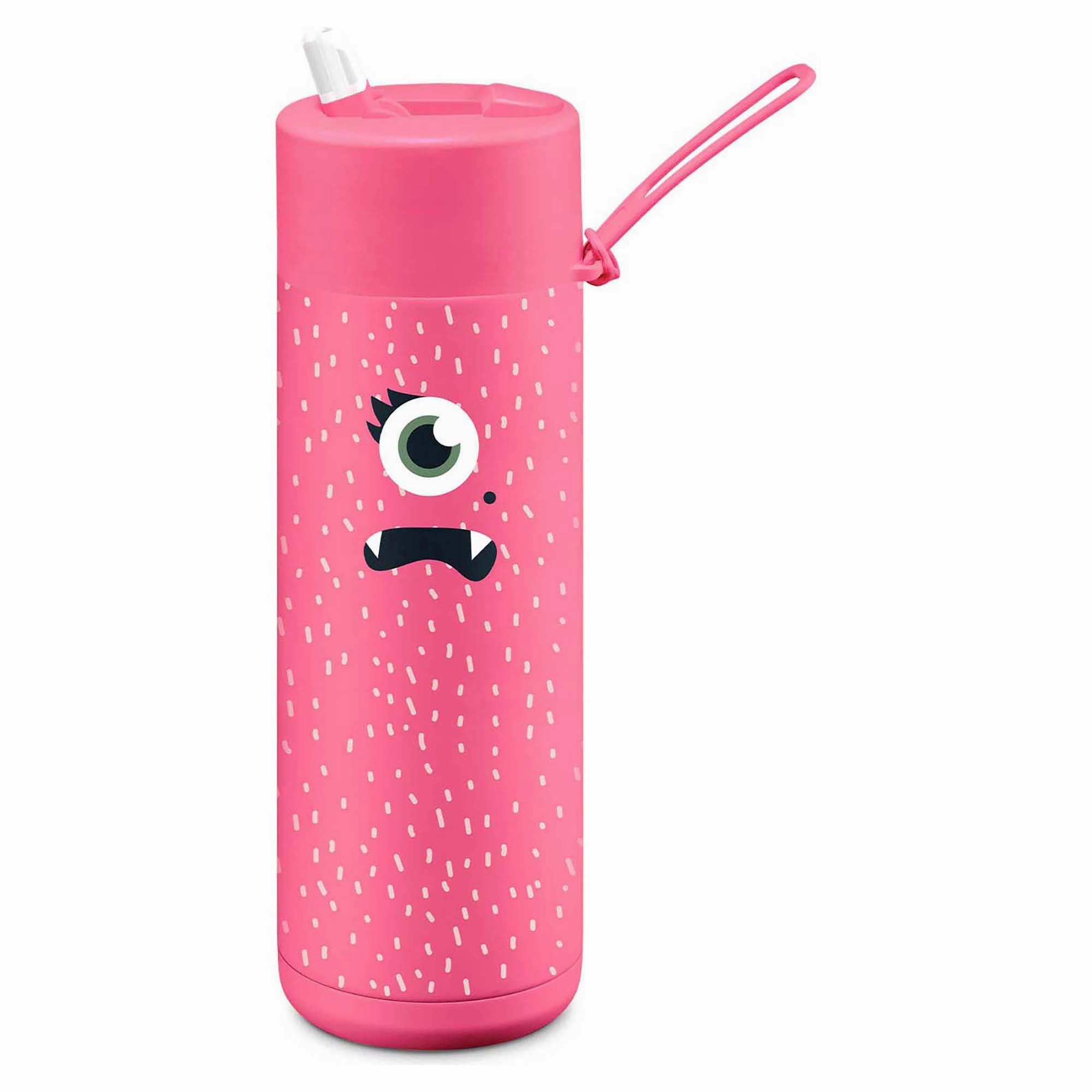 Piper' Franksters 595ml Stainless Steel Ceramic Straw Lid Water Bottle Premium materials Trend-defining