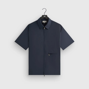 Polished &Kin Tropical Wool Davenport Shirt - Admiral Fresh
