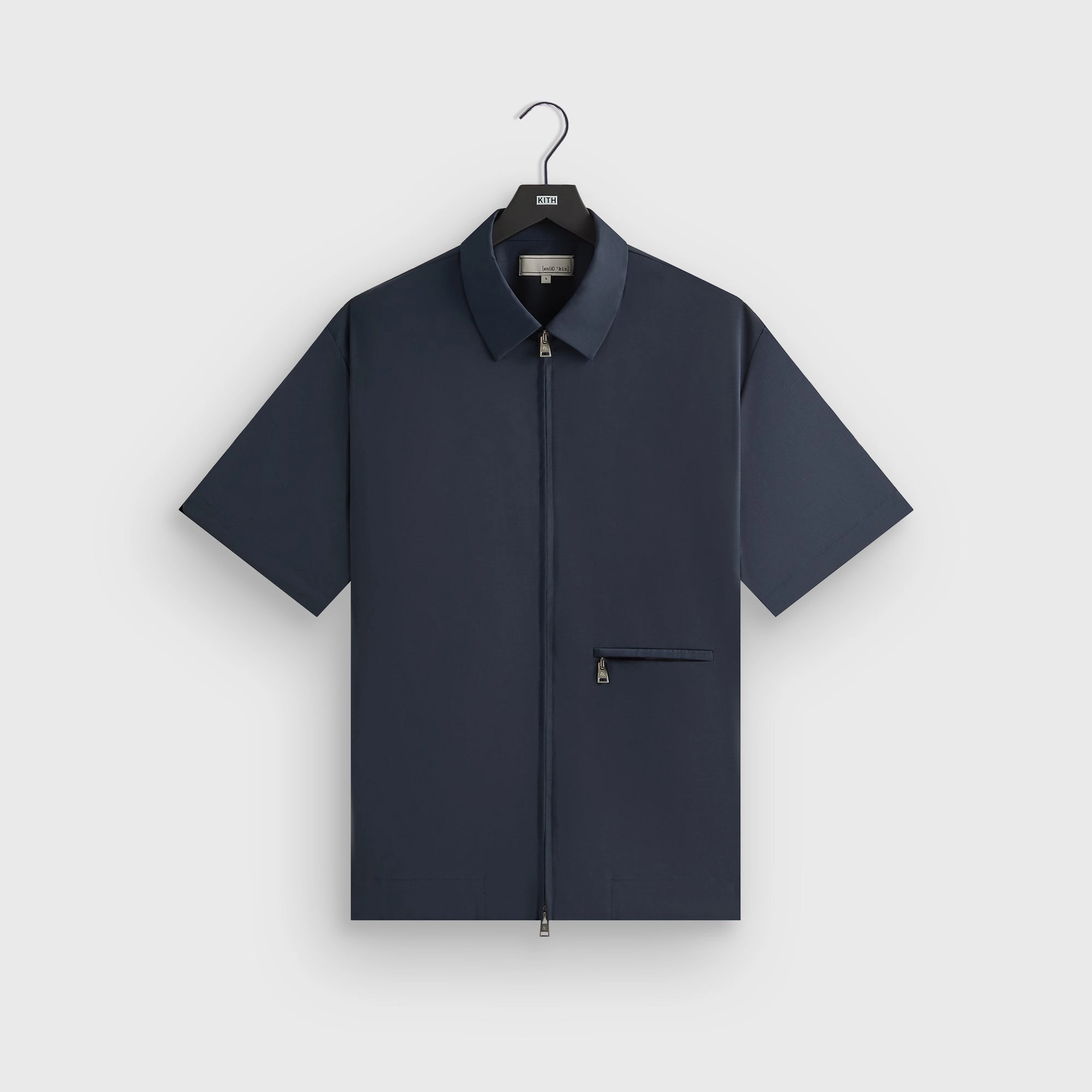 &Kin Tropical Wool Davenport Shirt - Admiral Strong Quality