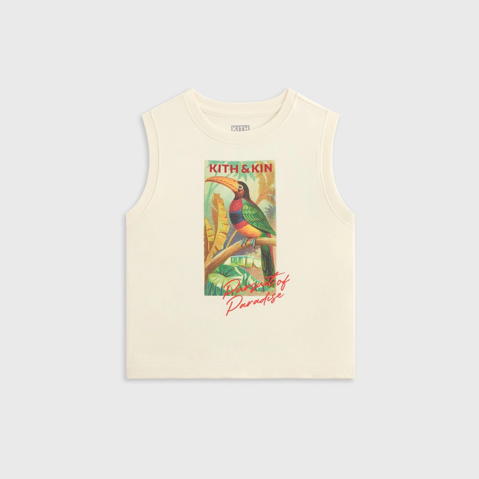 Comfortable Kith Kids Pursuit of Paradise Muscle Tank - Sandrift Energetic