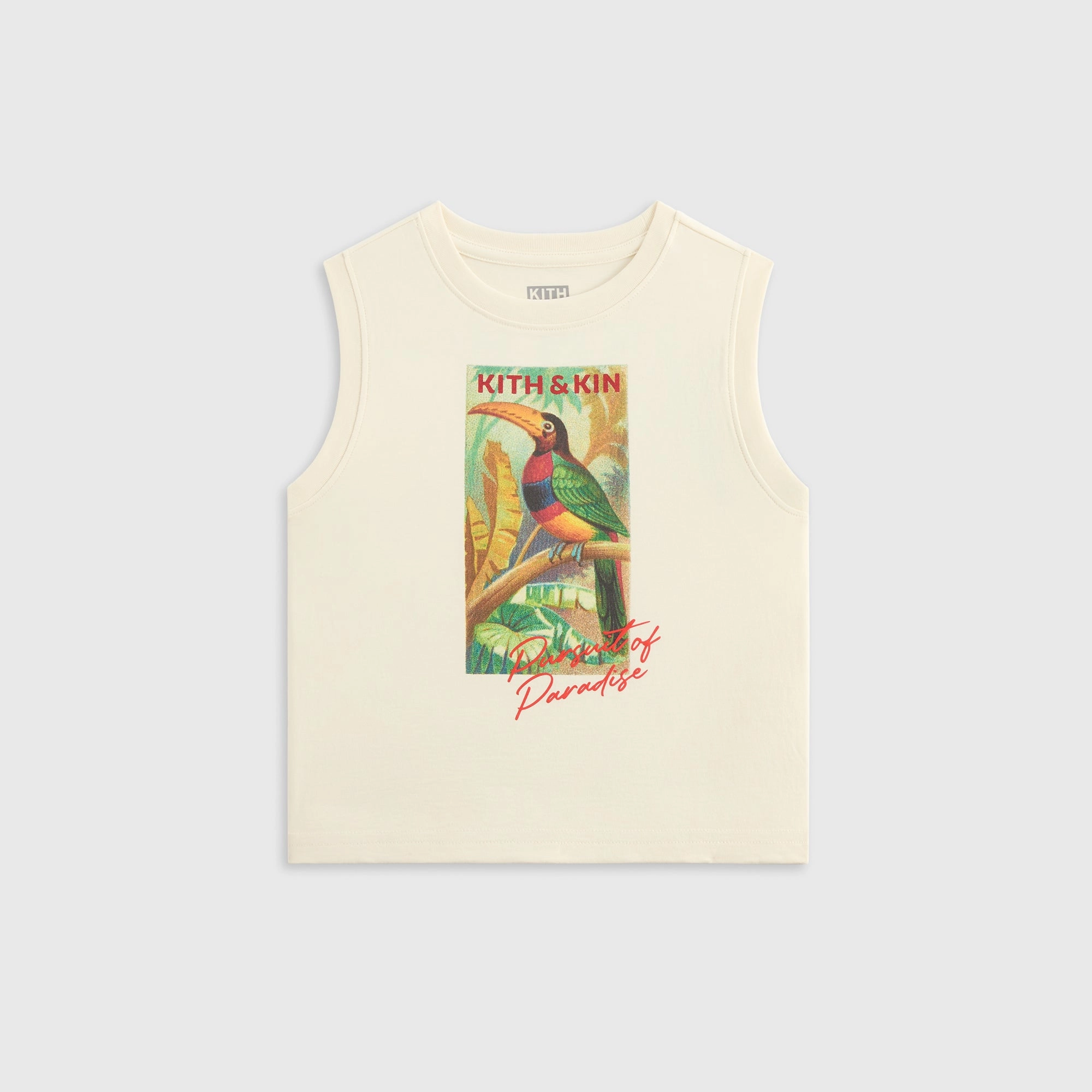Kith Kids Pursuit of Paradise Muscle Tank - Sandrift Eye-catching Trustworthy