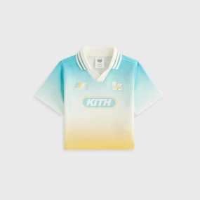Principal Kith Baby Gradient Soccer Polo - Dusty Aqua Esteemed