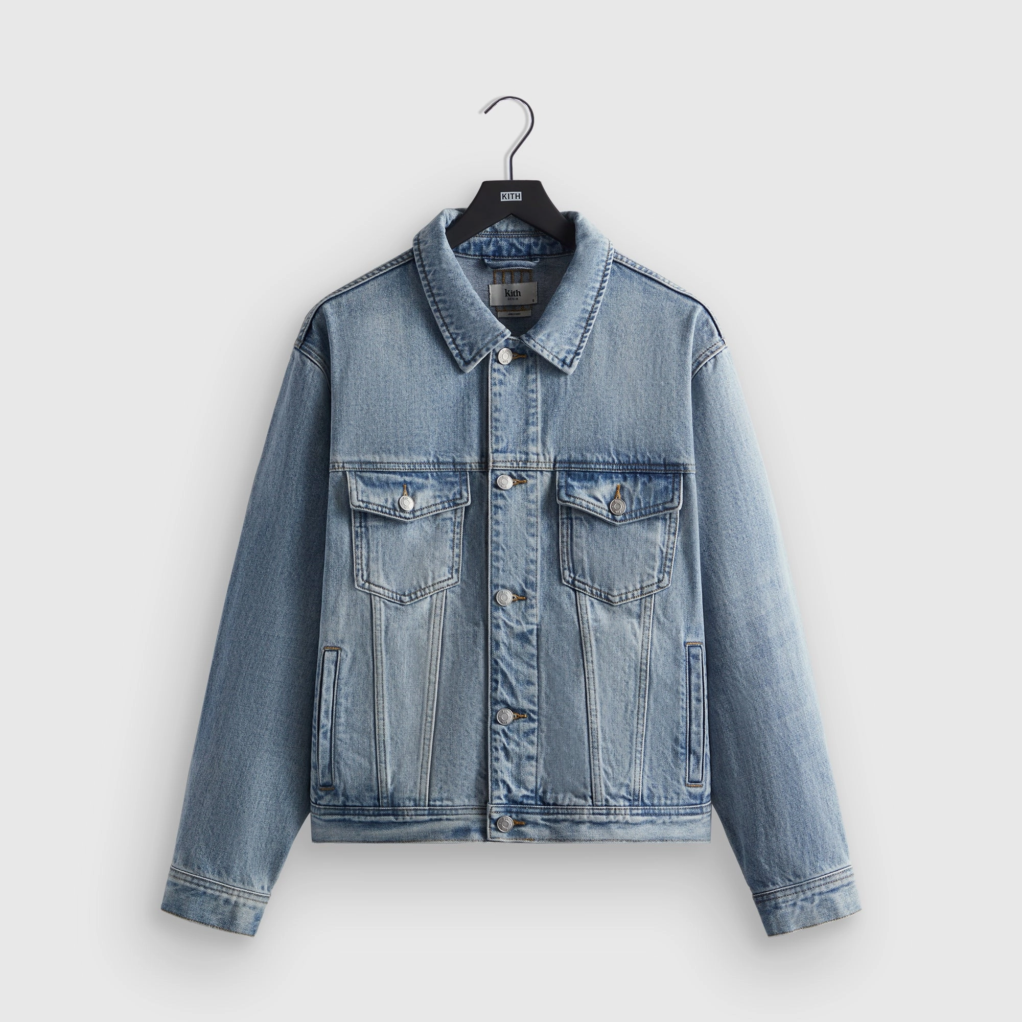 Kith Centre Denim Jacket - Light Indigo Economical Beneficial