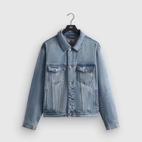 Protected Kith Centre Denim Jacket - Light Indigo Long-lasting