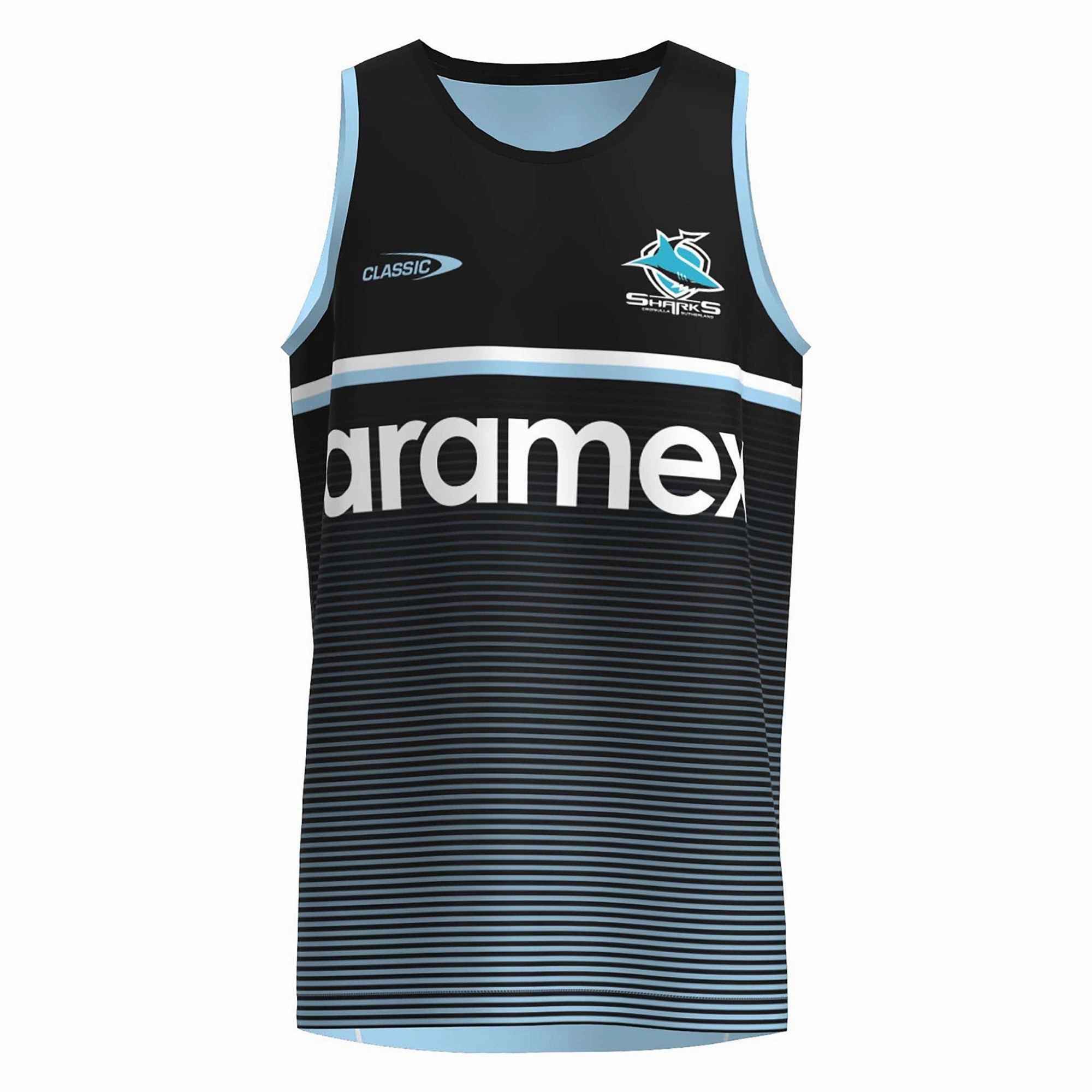 Men's NRL Cronulla Sharks 2023 Training Singlet Function meets fashion Trendy designs