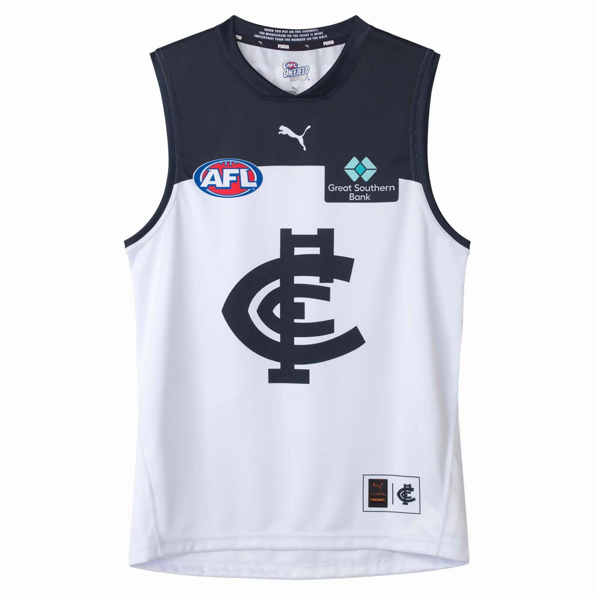 Fashionable looks Junior's AFL Carlton Blues Football Club 2025 Clash Replica Jersey Bold