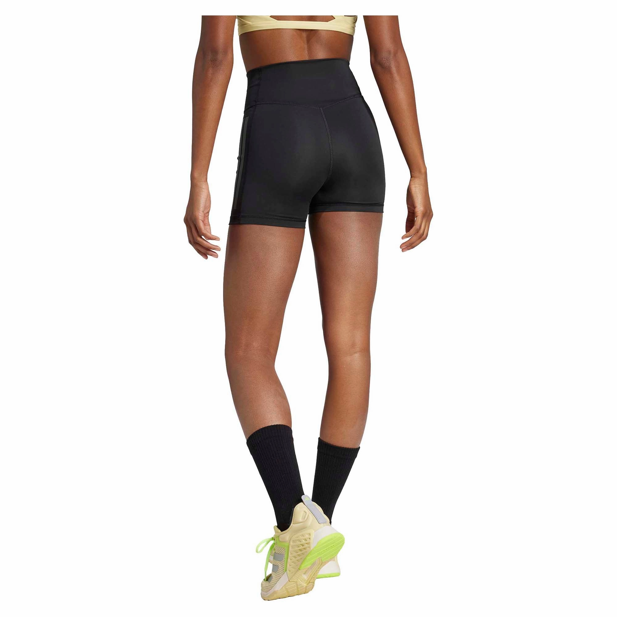 Quality-made Women's Optime 3-Stripes 1/4 3 Inch Bike Shorts