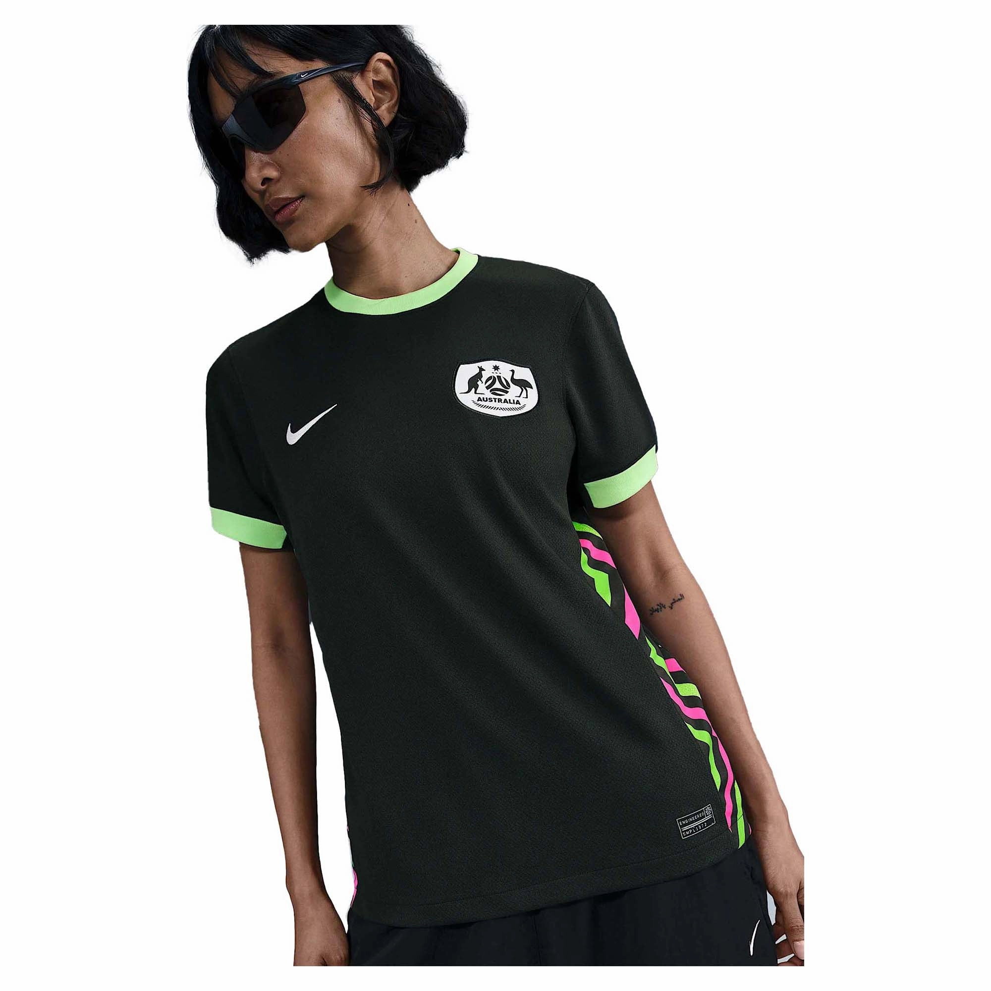 Quality pieces Women's Australia 2025/26 Stadium Away Replica Soccer Jersey