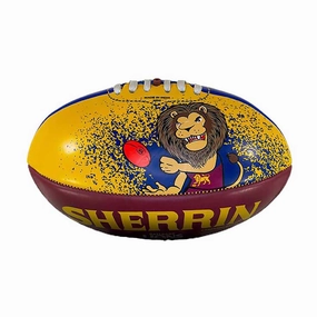 Quality wearables AFL Brisbane Lions 20cm Softie Ball Style-savvy