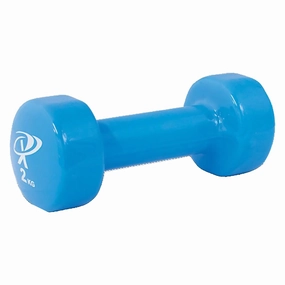 Refined 2Kg Coloured Vinyl Dipped Dumbbell Modern silhouettes