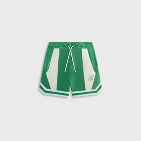 Required Kith Kids NY to the World Faille Curtis Short - Parrot Wonderful