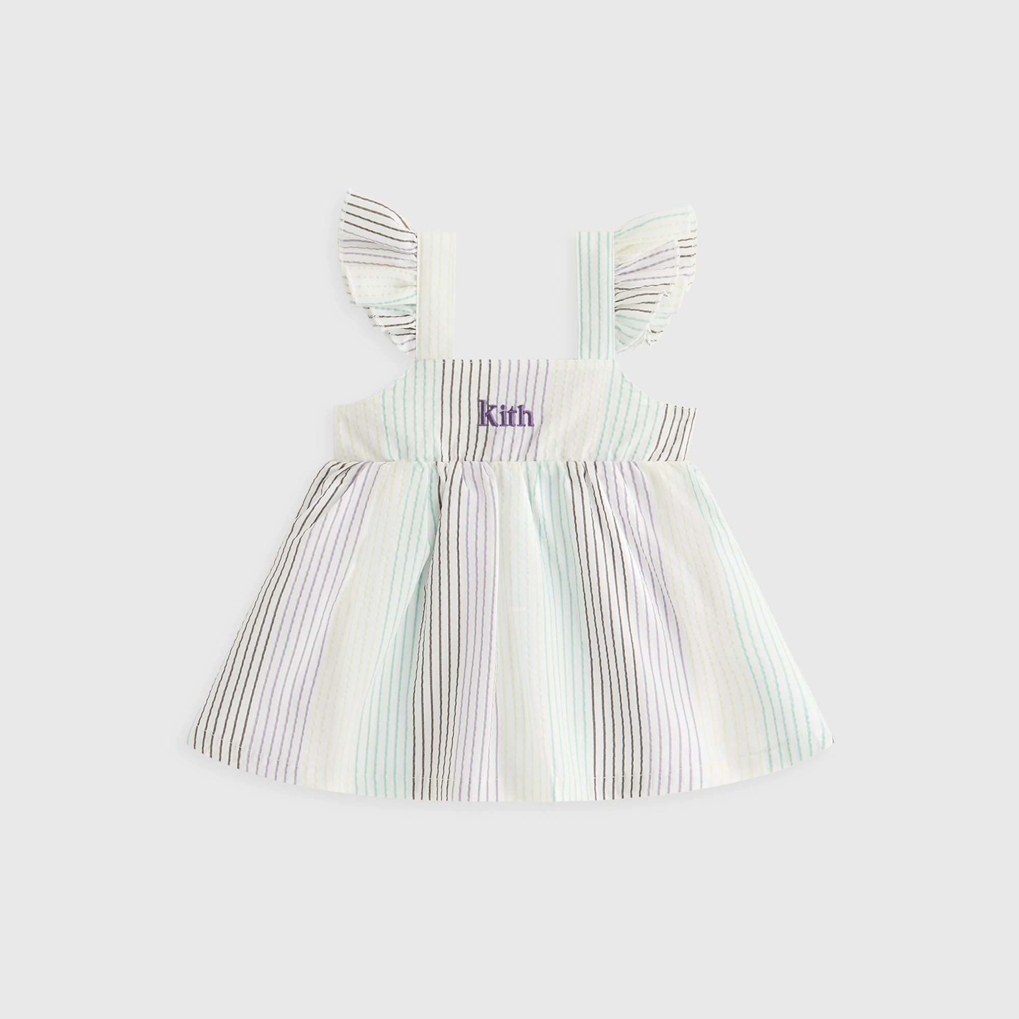 Refined Kith Baby Striped Amina Mini Dress - Mykonos Sophisticated