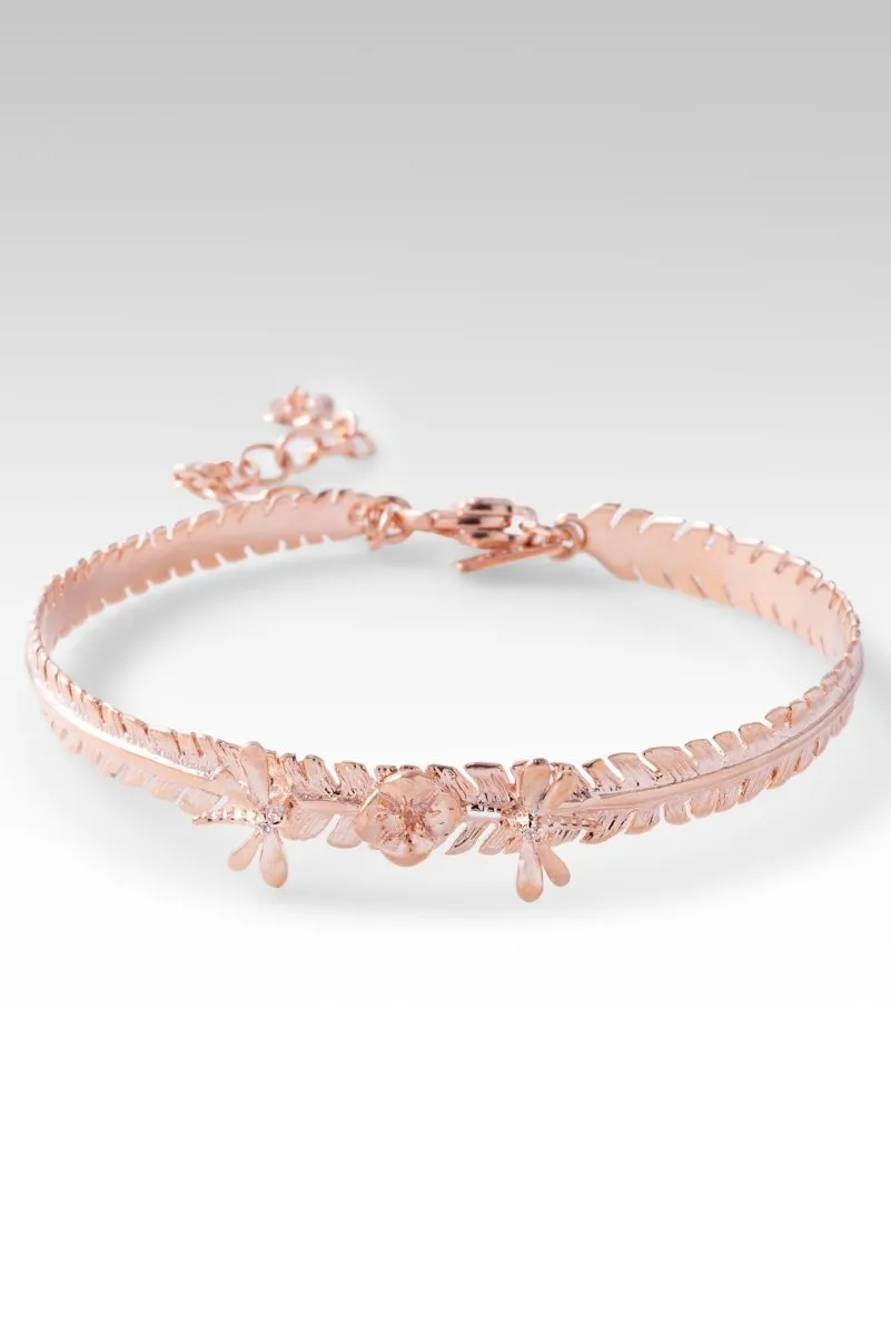 Rose Gold Changes Within Bracelet? in White Zircon