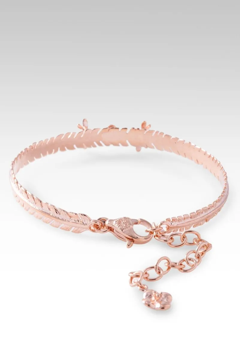 Rose Gold Changes Within Bracelet? in White Zircon