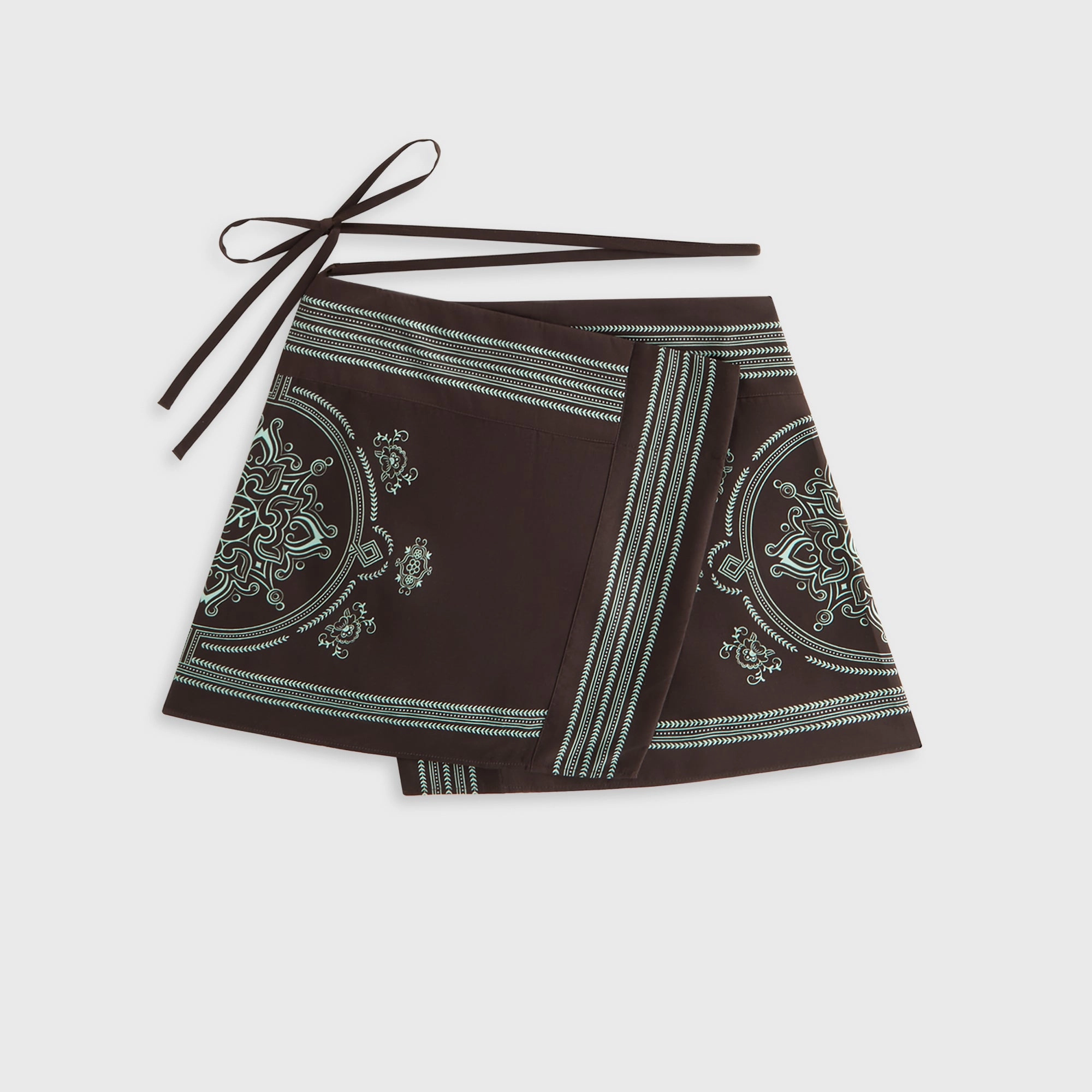 Safe Kith Women Mako Medallion Wrap Skirt - Incognito High-end