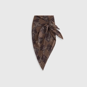 Safe Kith Women Printed Silk Sarong - Brew Fearless