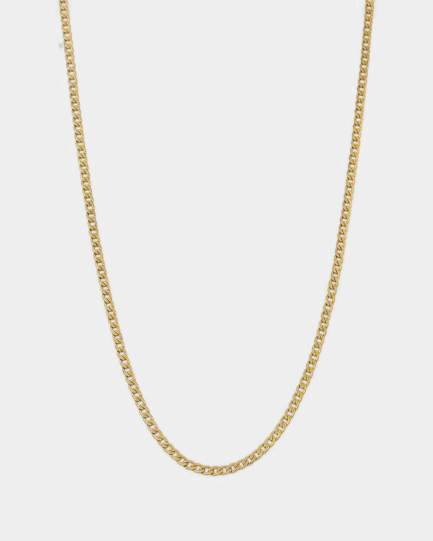 Saint Morta 3mm Smooth Cut Cuban Chain Gold