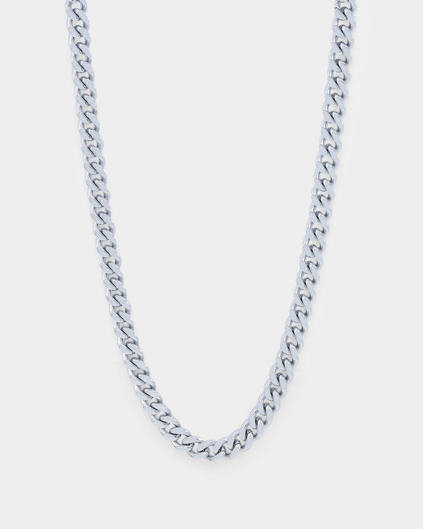 Saint Morta 5mm Cuban Chain White Gold