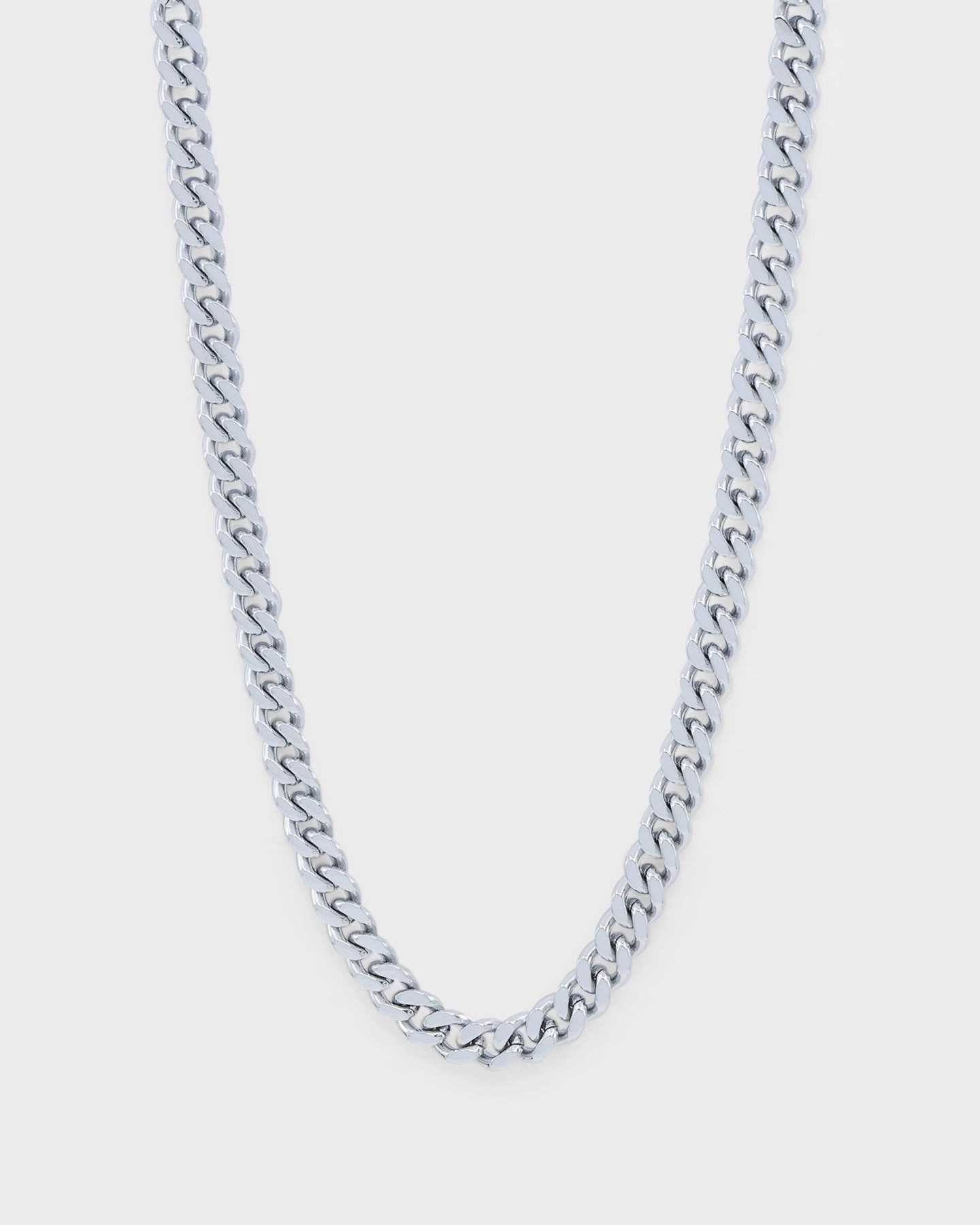 Saint Morta 5mm Cuban Chain White Gold