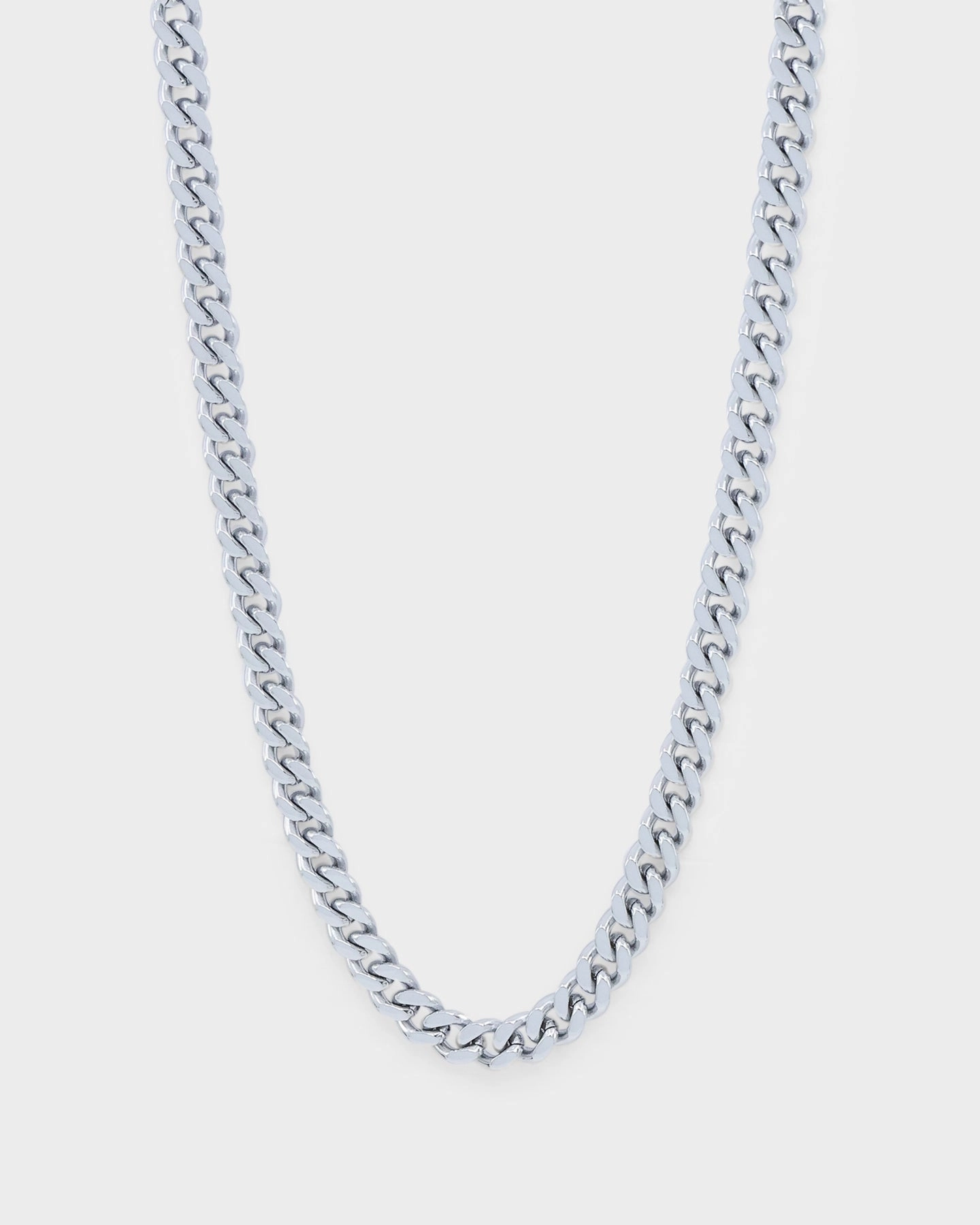 Saint Morta 5mm Cuban Chain White Gold