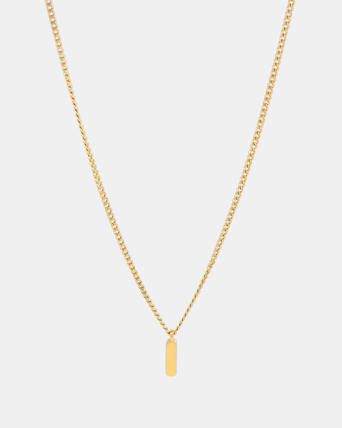 Saint Morta Bar Totem Pendant Chain Gold