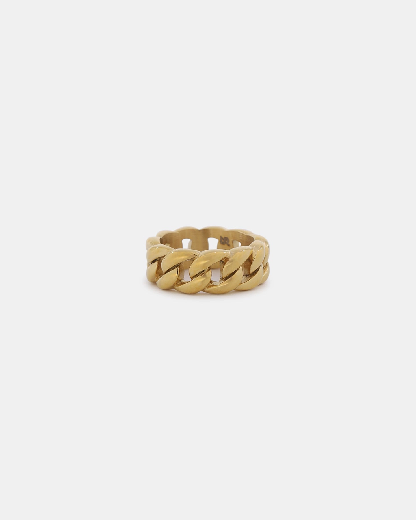Saint Morta Cuban Ring Gold