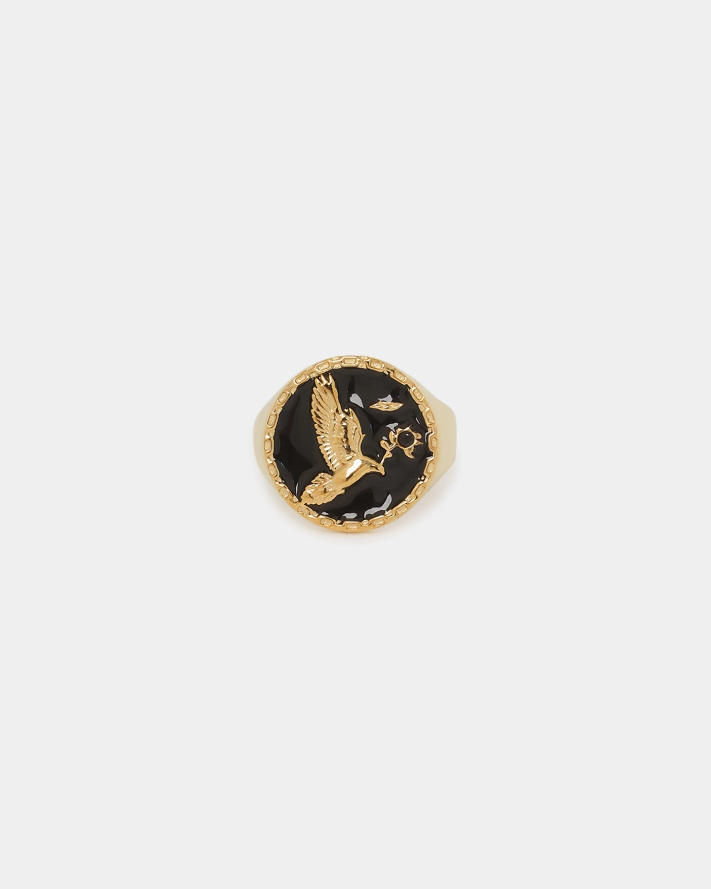 Saint Morta Doves Ring Gold