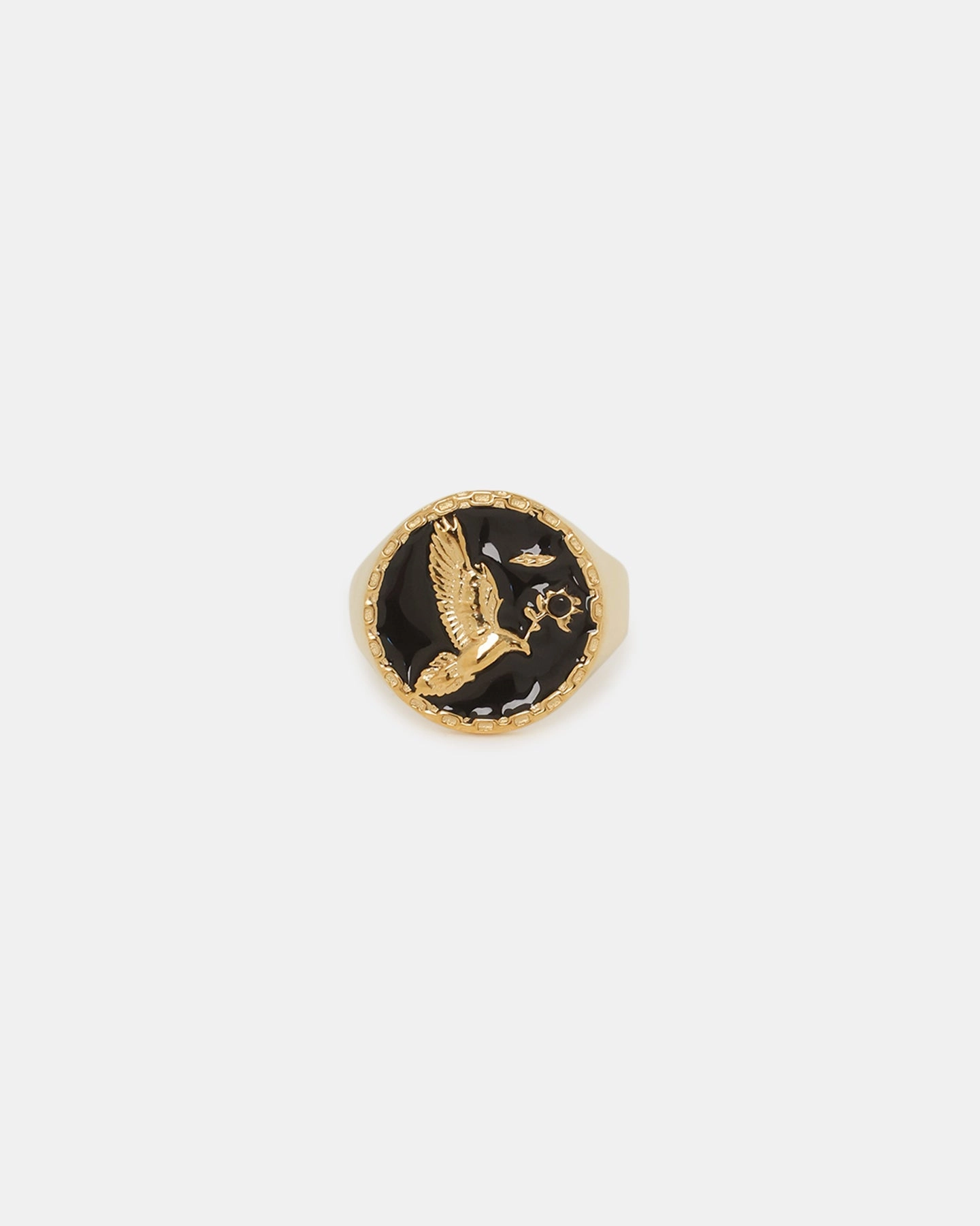 Saint Morta Doves Ring Gold