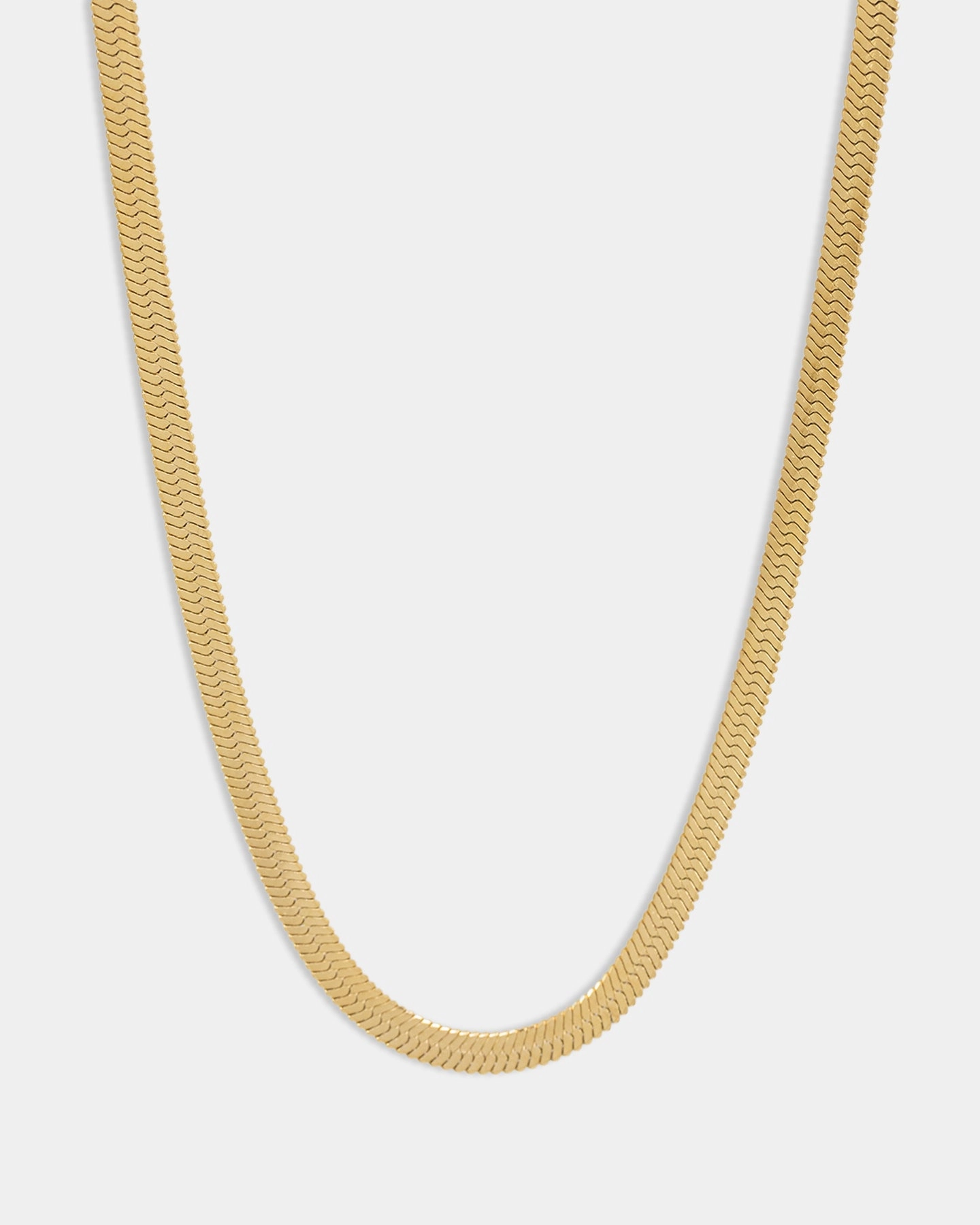 Saint Morta Herringbone Necklace Gold