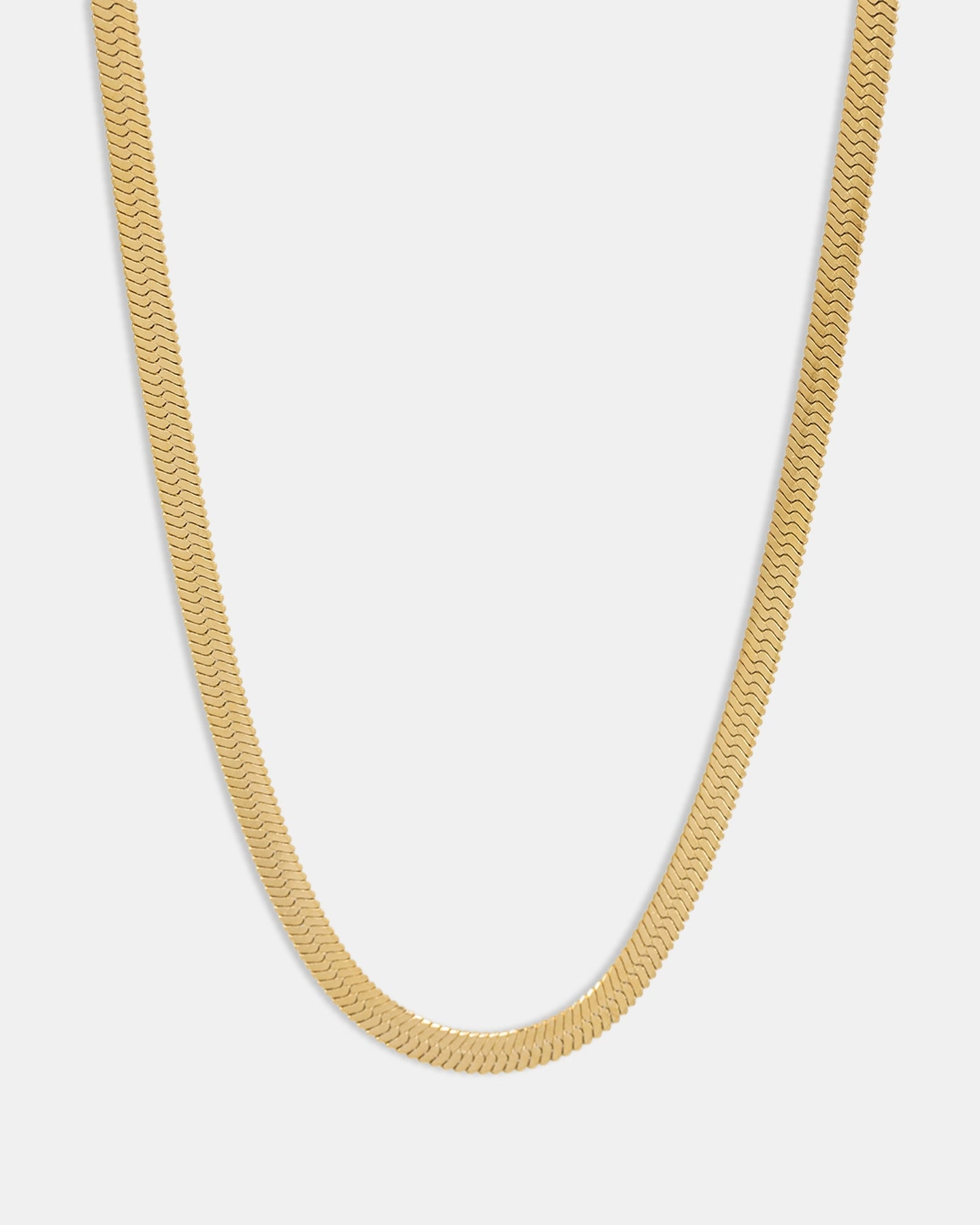 Saint Morta Herringbone Necklace Gold