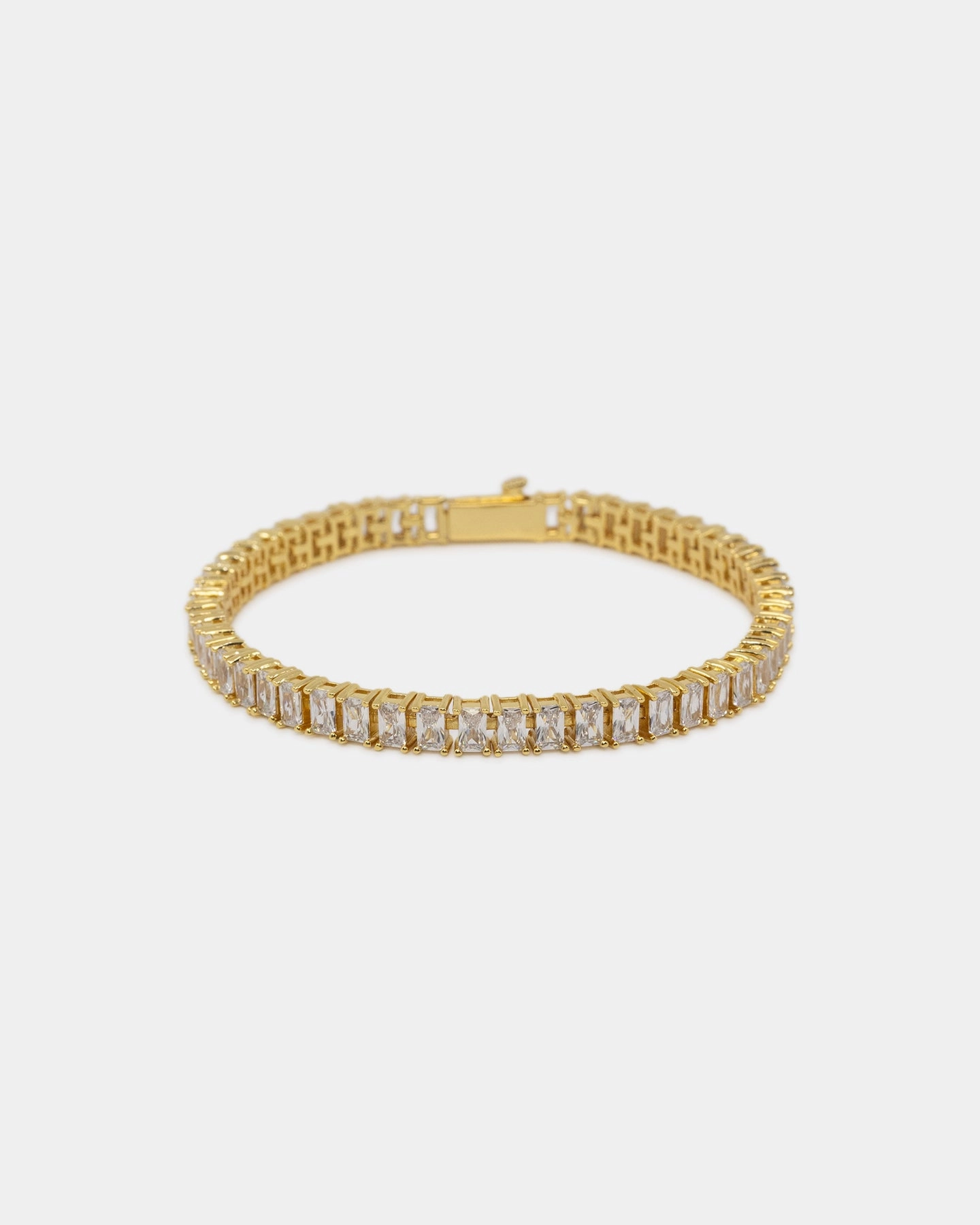 Saint Morta Iced Baguette Bracelet Iced Gold